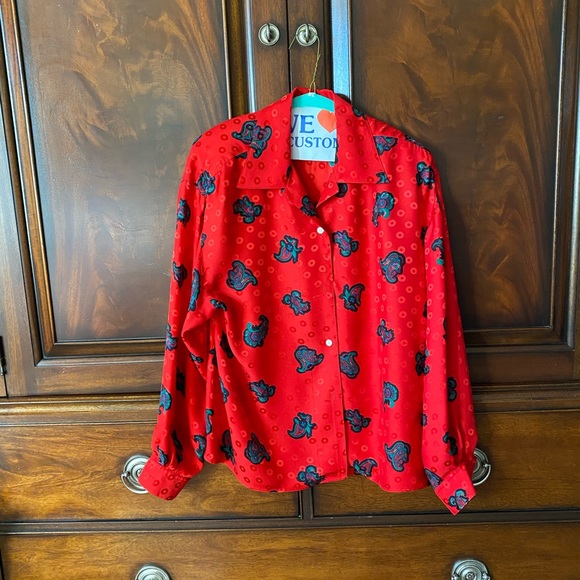 Perfect colors for patriotic holidays. Silk Ciao Sport, dry cleaned recently. - Picture 1 of 4